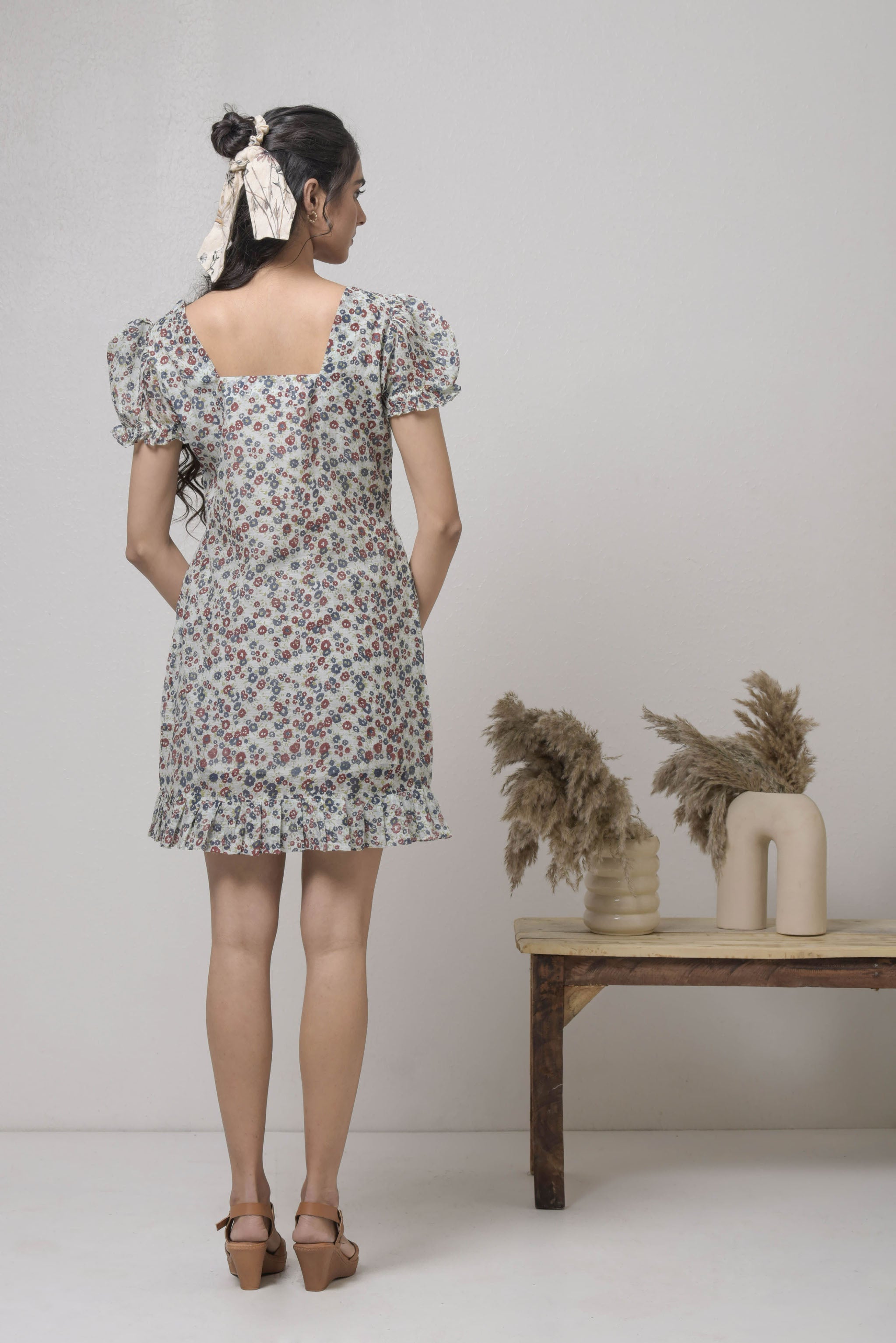 Square Neck Dress