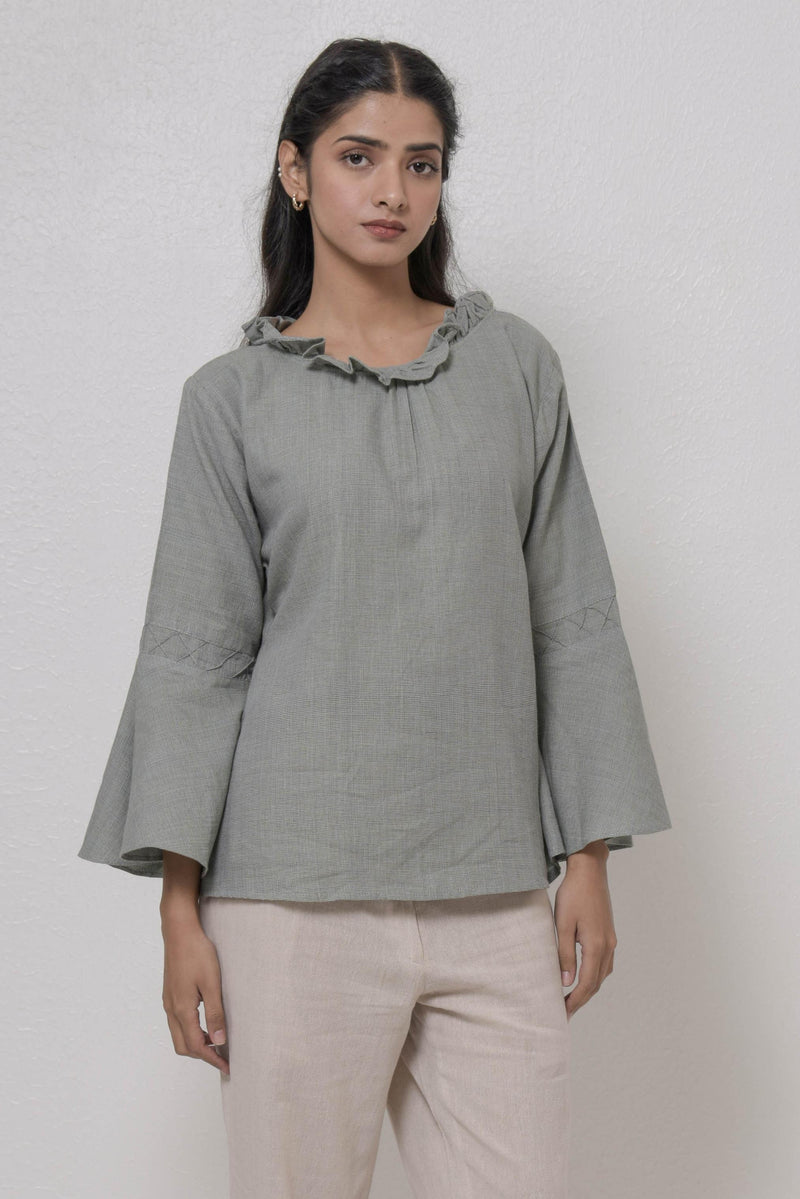 Taru Handwoven Cotton Top