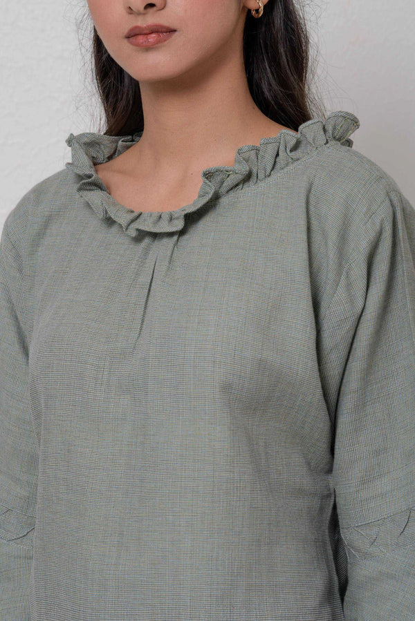 Taru Handwoven Cotton Top