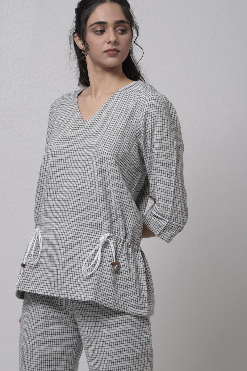 Kamau Handwoven Cotton Top