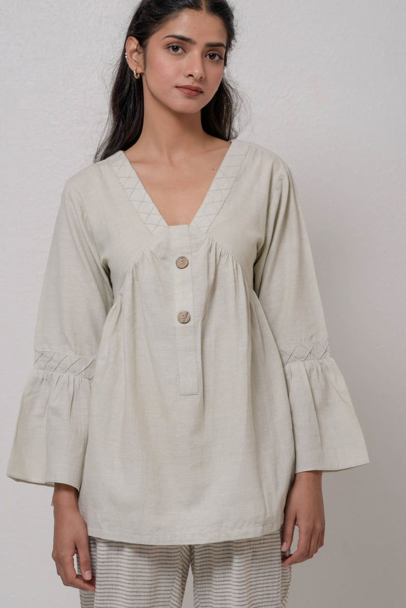 Reiki Handwoven Cotton Top