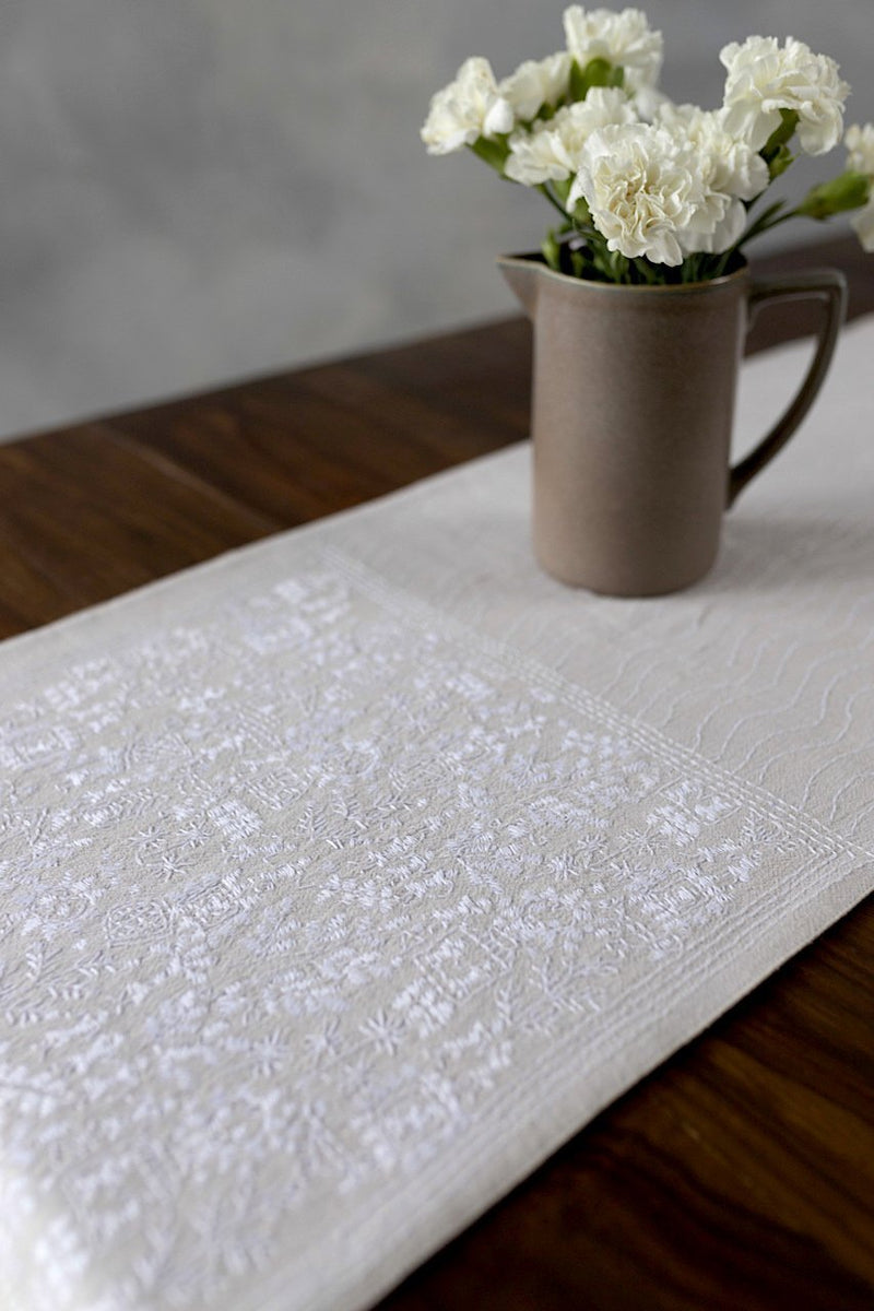 Conflicted Maze - Table Runner - Veaves