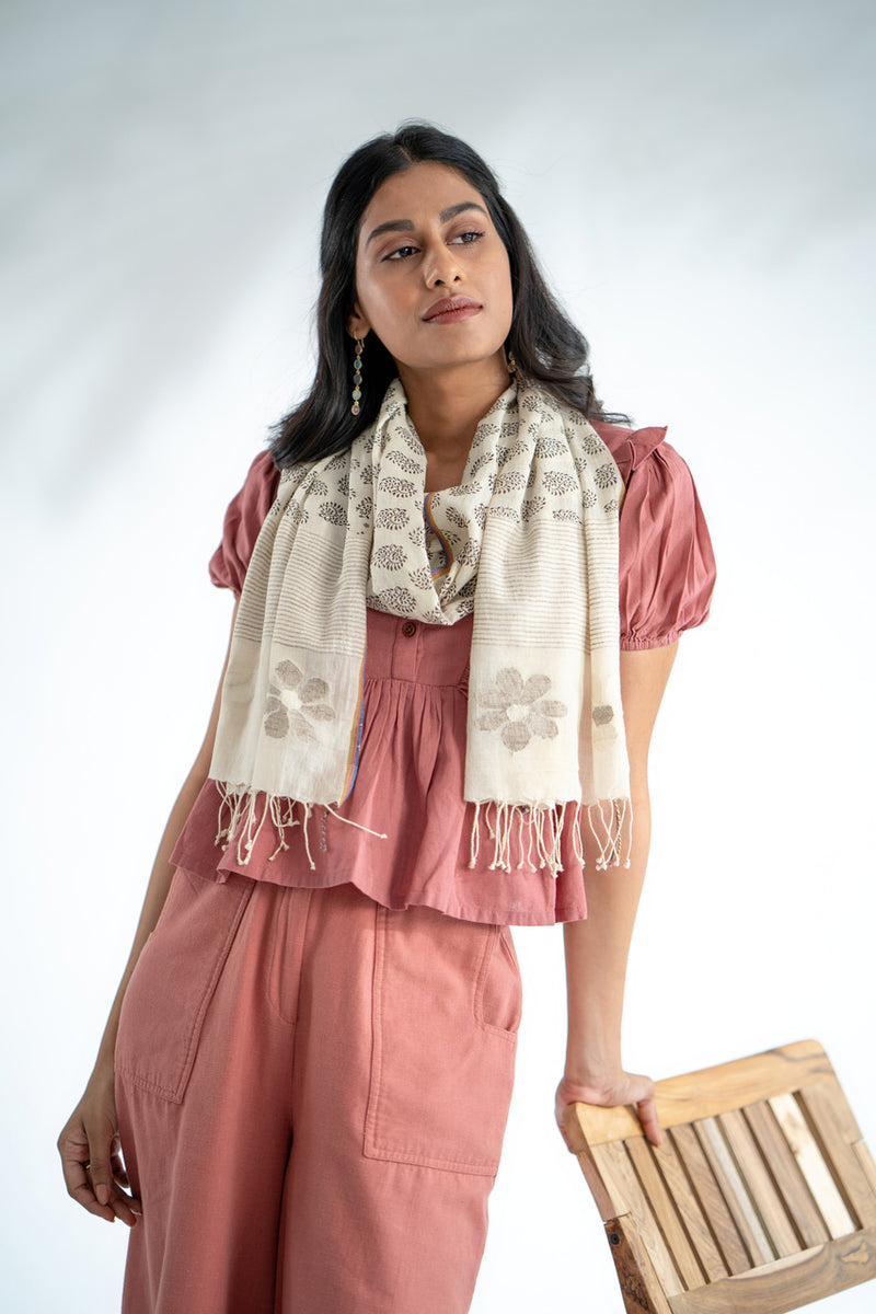 Meld Cotton Handwoven Stole